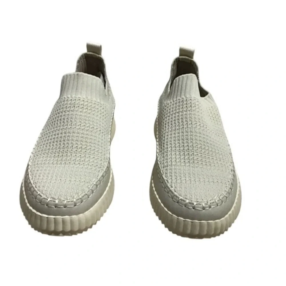 Steve Madden Samarah Womens Gray White Slip On Low Top‎ Sneakers Size 7.5M